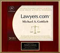 Lawyers.com: Michael A. Gottlieb, AV Preeminent 2020
